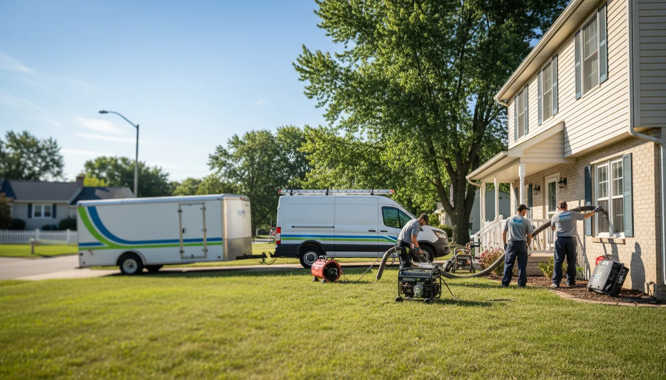 Flooded Basement Restoration And Cleanup With Repair in Harsens Island, MI near me